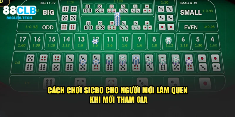 Cách chơi Sicbo cho người mới làm quen khi mới tham gia